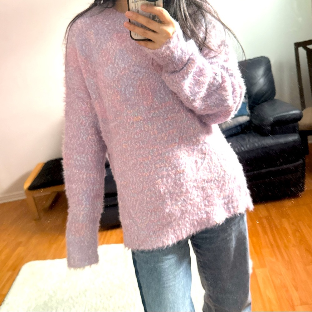 Pretty Purple Pink Sweater L